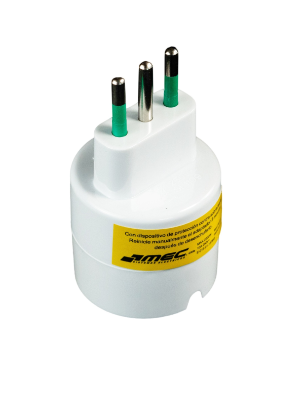 Macho Adaptador Schuko 10A Con Protector