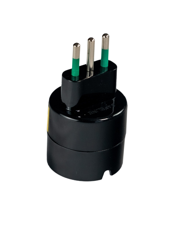 Macho Adaptador Schuko 10A Con Protector - Imagen 2